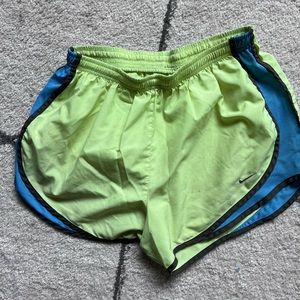 Nike running short, lining has been cut out.